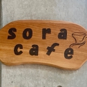 sora cafeの看板