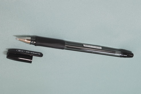 ボールペン　スーパーグリップ　黒　超極太1.6mmの画像