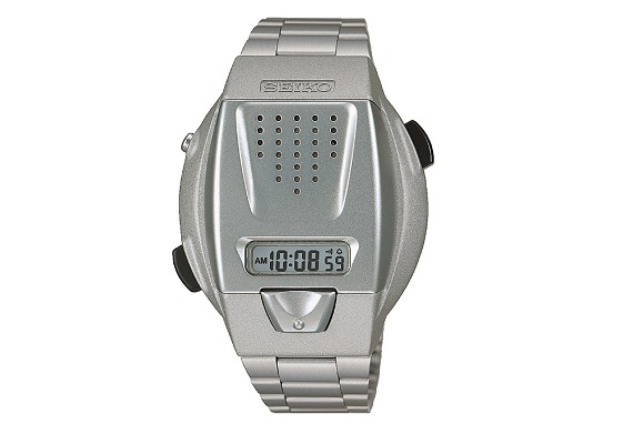 音声腕時計　セイコー　シルバー　SBJS001の画像