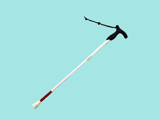 T字白杖（T型グリップ伸縮式）の写真