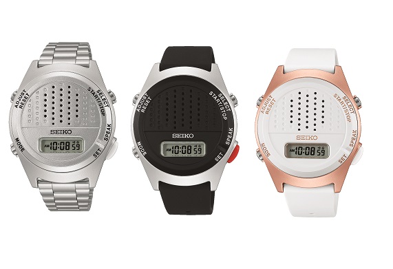 音声腕時計　セイコー　シルバー　SBJS013の写真