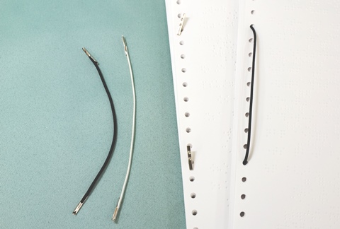 点字とじゴム（１０本入り）の写真