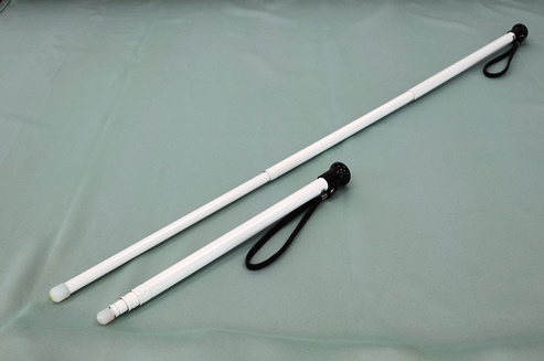 ３段フリーストップ杖　105cmの写真