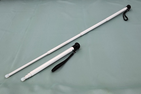 ４段フリーストップ杖　103cmの写真