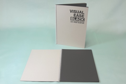 ビジュアルイーズノート　ブラック　Ｂ５の写真