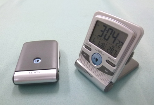 携帯電波時計パルデジットガイドの写真