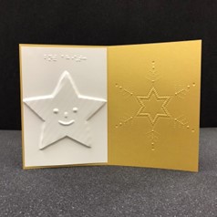 星のメッセージカード