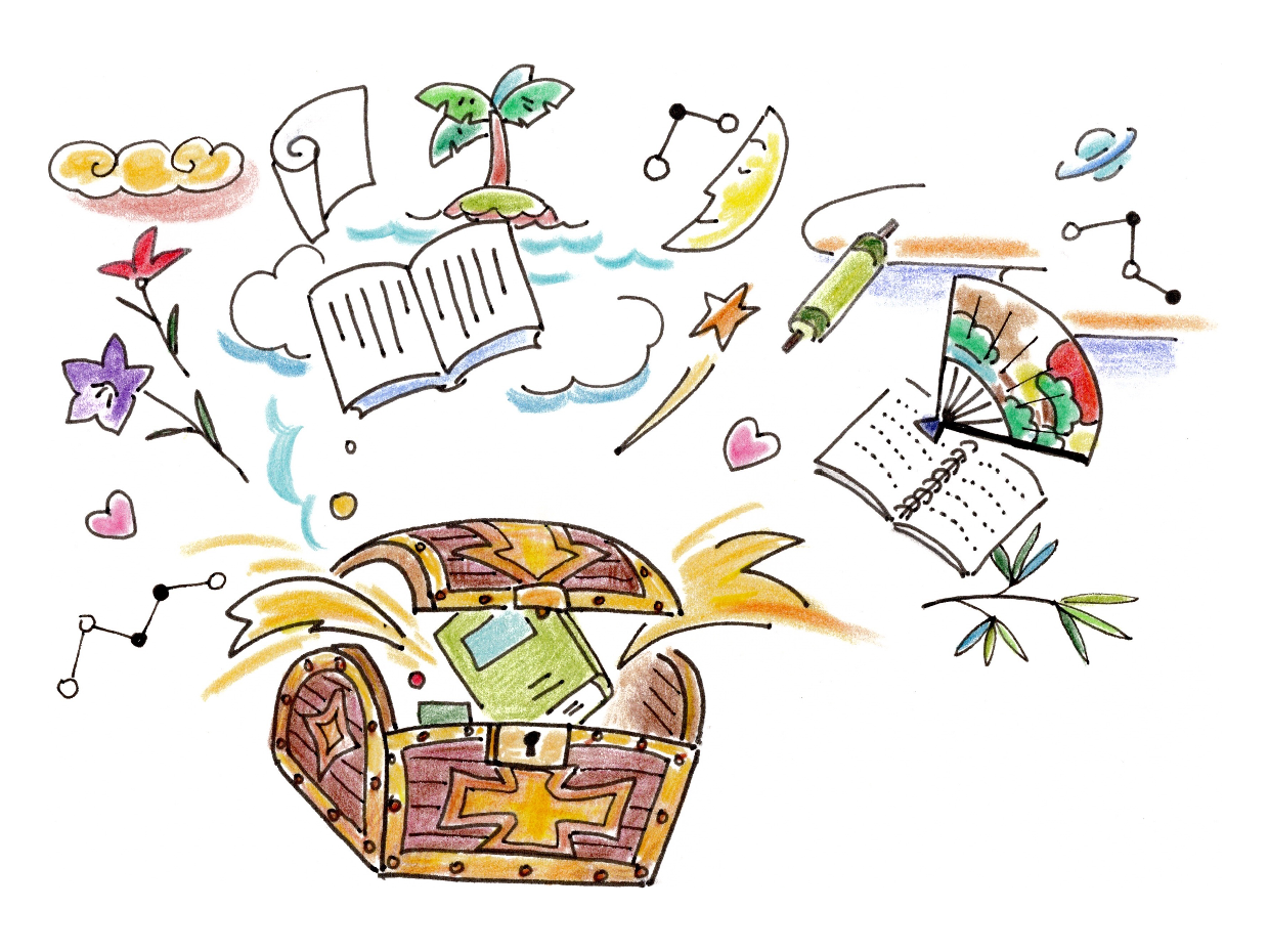 図書館事業部のイメージイラスト