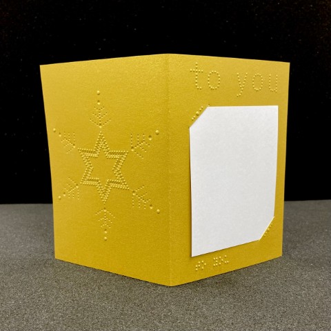 カード（星）外側全体の写真