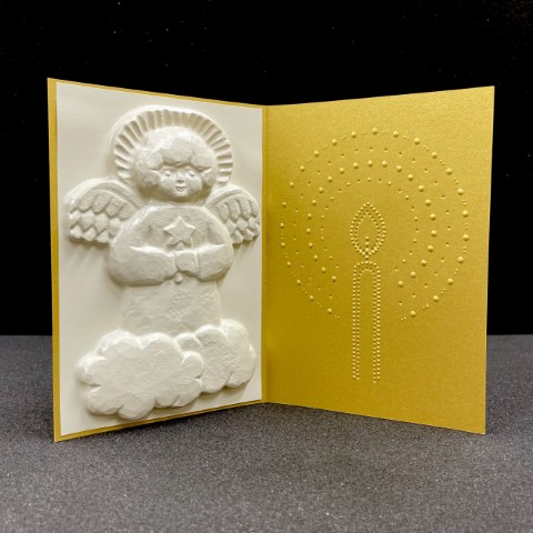 カード（天使）内側全体の写真